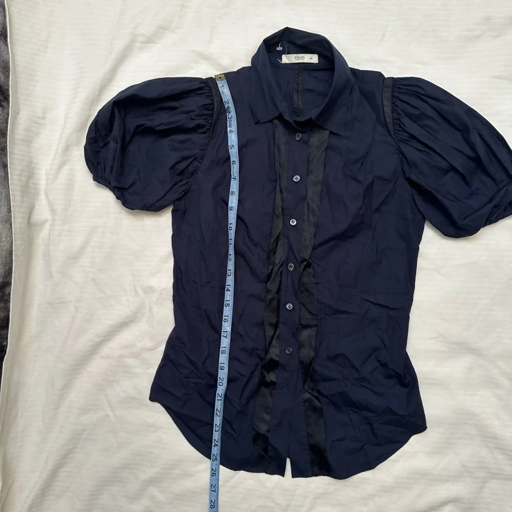 Prada black cotton women shirt size 6 - Picture 16 of 16